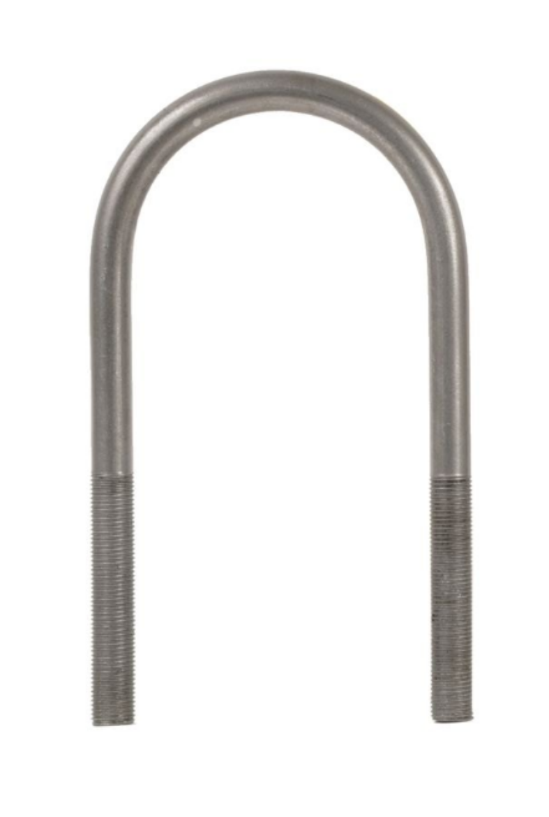 Picture of U BOLT 60.3MM ROUND TUBE 153mm/6'-50mm  1/2" BSW