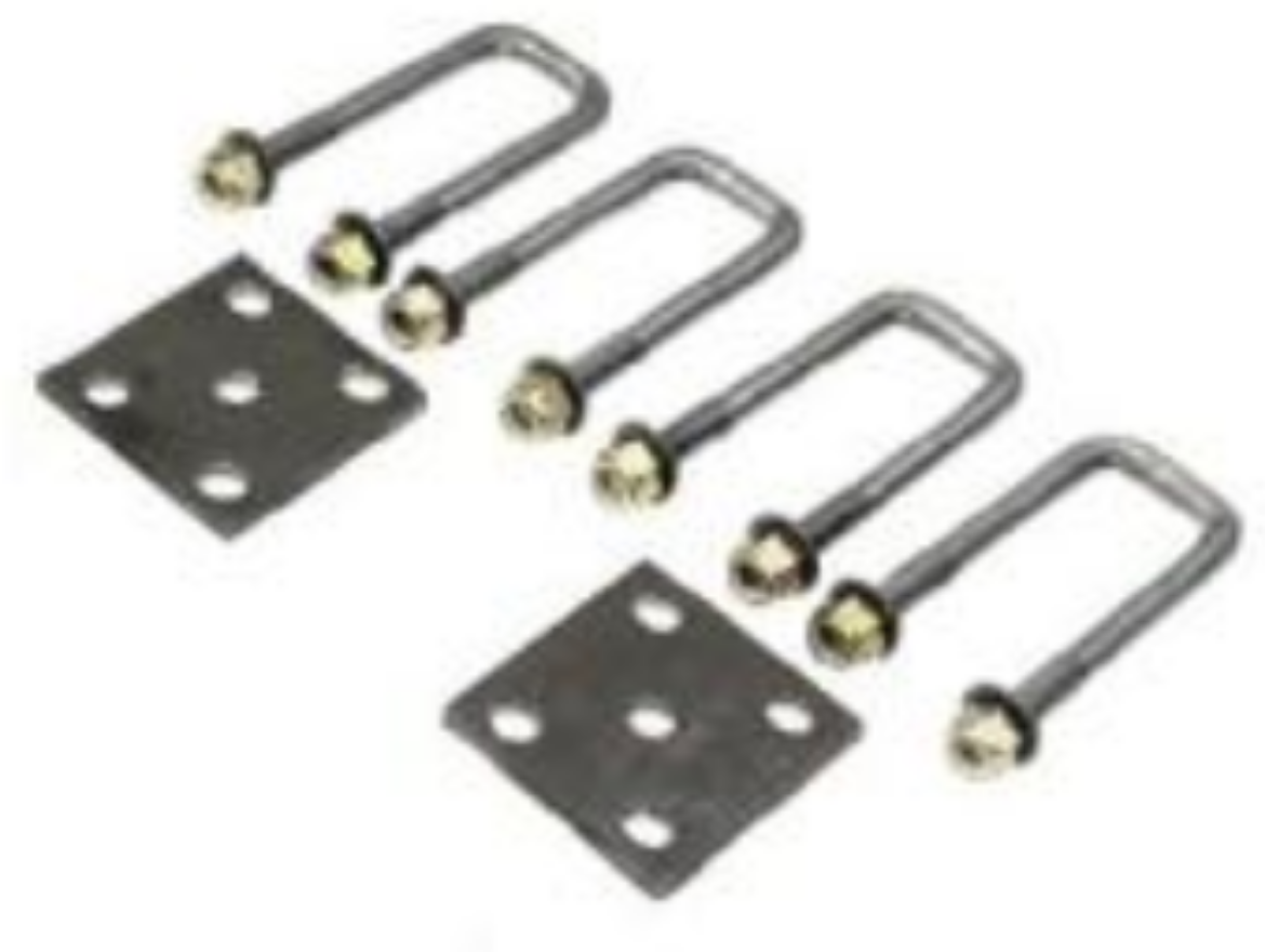 Picture of U BOLT KIT SUIT 45MM SQ AXLE 5/8", suit 5/6LF SPRINGS, FISH PLATE, PAD KIT