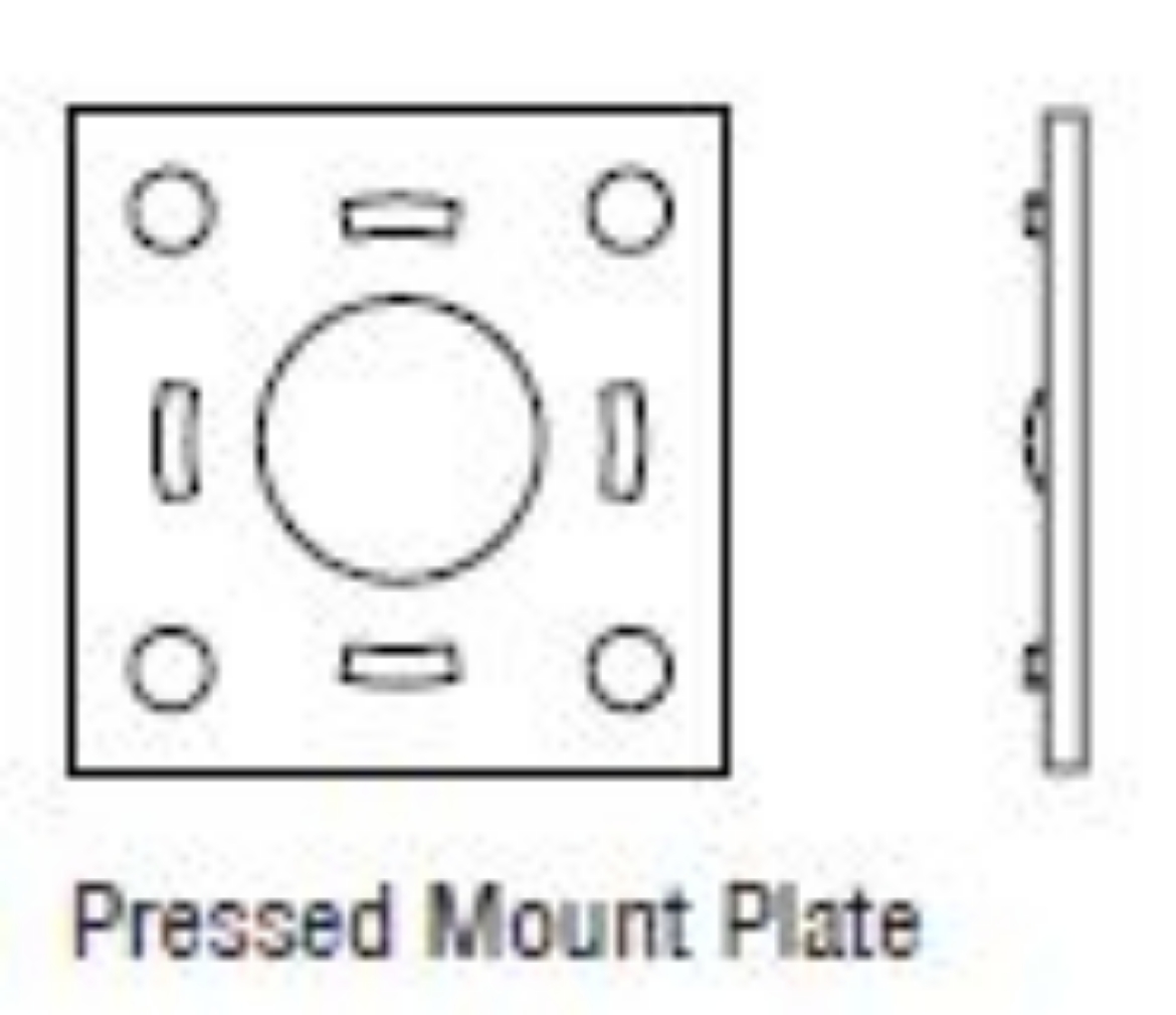 Picture of 10" ELECTRIC BRAKE MOUNTING PLATE - 45MM