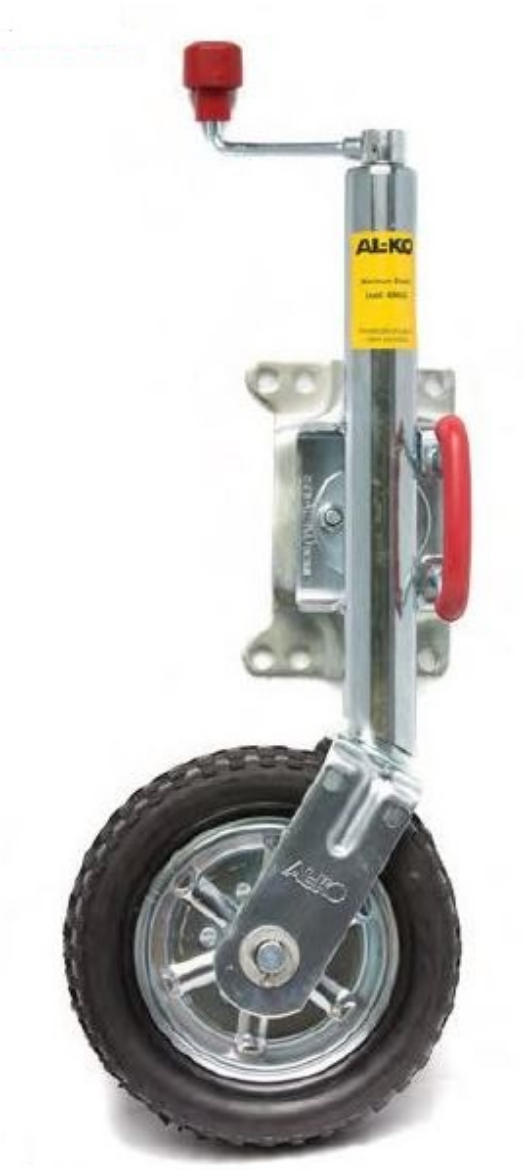 Picture of JOCKEY WHEEL 250mm x 80mm SOLID TYRE W/ 3 BOLT S/BKT (REPLACES 623660)