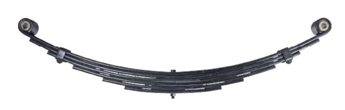 Picture of 8 LEAF 45X8 SHACKLE SPRINGS 711mm LONG (Cap.X2 - 1900kg) - Black Finish