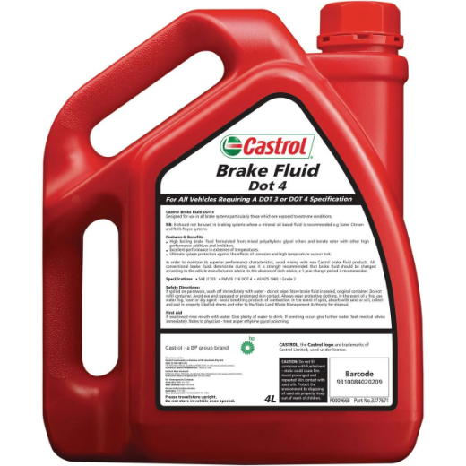 Picture of BRAKE FLUID DOT 4 4L