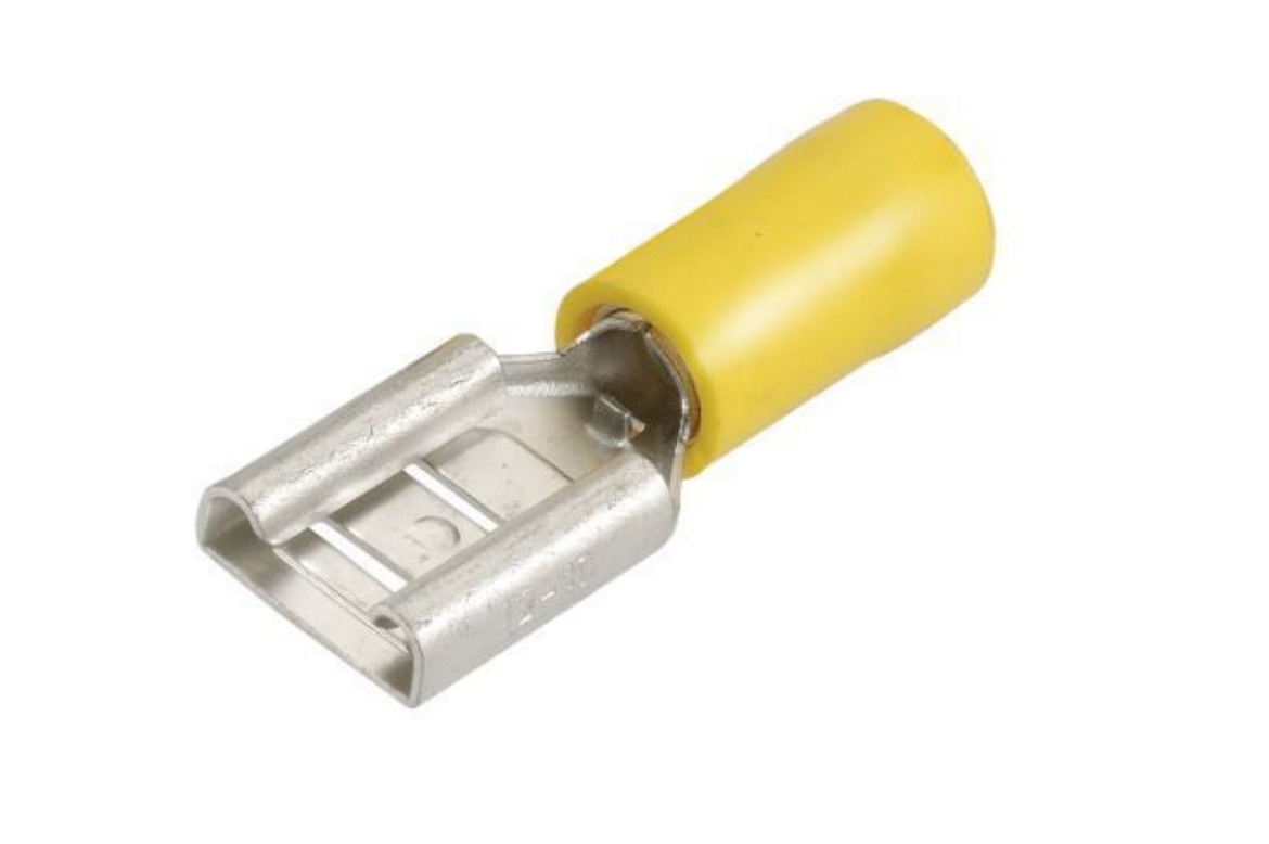 Picture of NARVA FEMALE BLADE TERMINAL YELLOW 6MM
