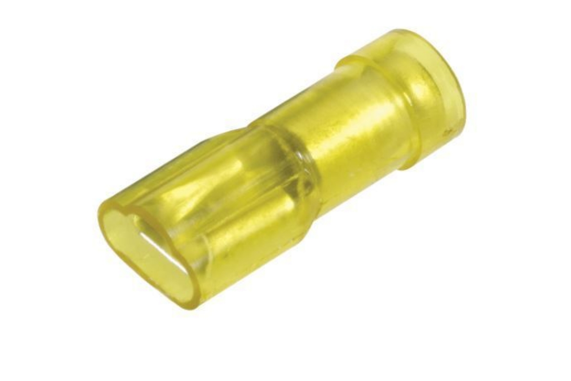 Picture of NARVA FEMALE BLADE TERMINAL F/INS YELLOW 6MM