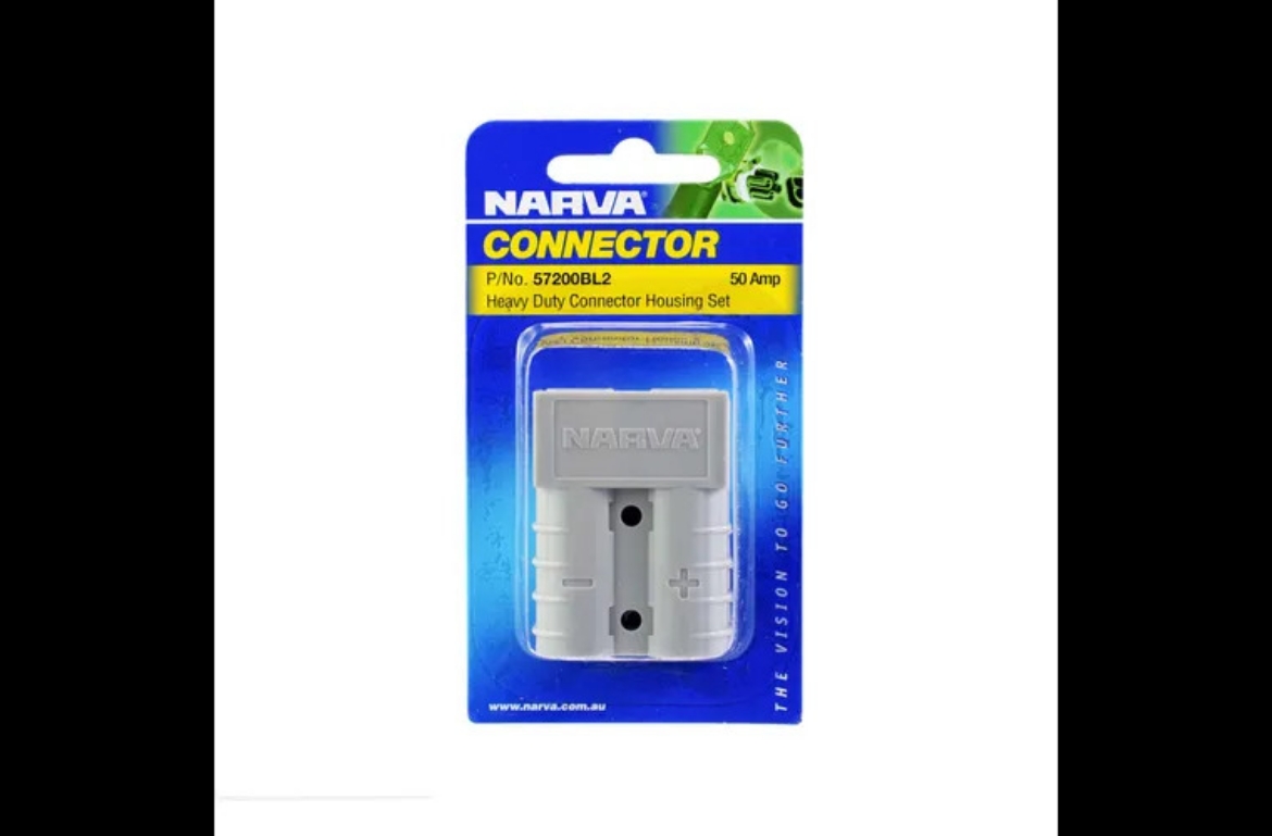 Picture of NARVA BATTERY CONNECTOR 50 AMP H/D (ANDERSON PLUG) 2 Pack
