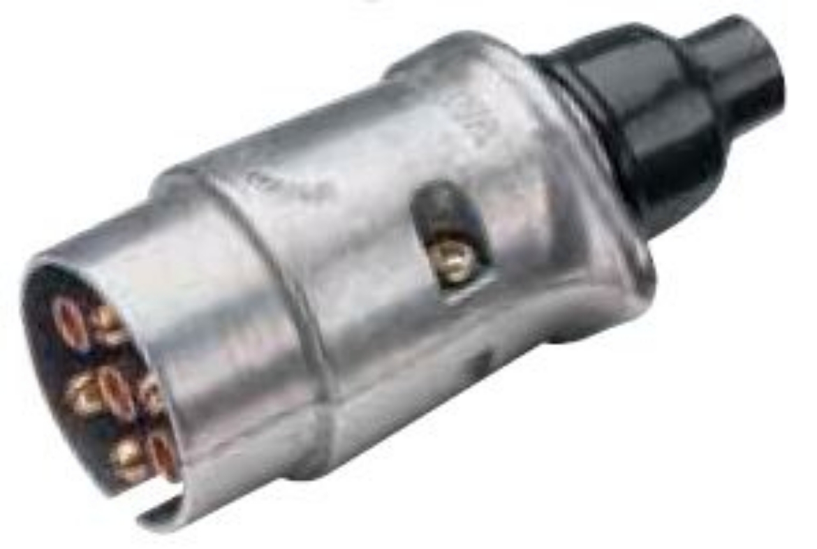 Picture of Narva 7 Pin Large Round Metal Trailer Plug