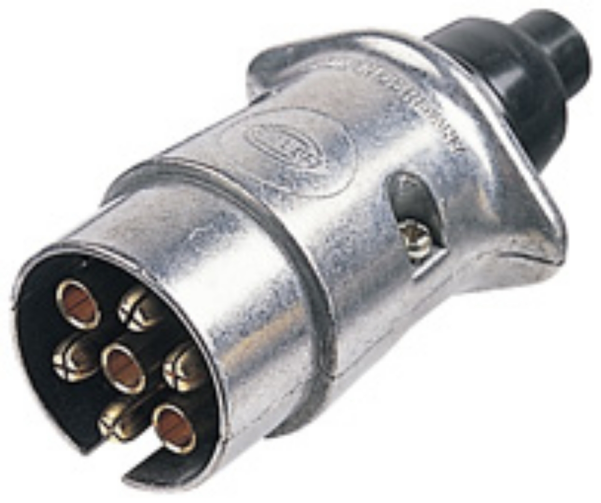 Picture of HELLA TRAILER PLUG 7 PIN ROUND METAL