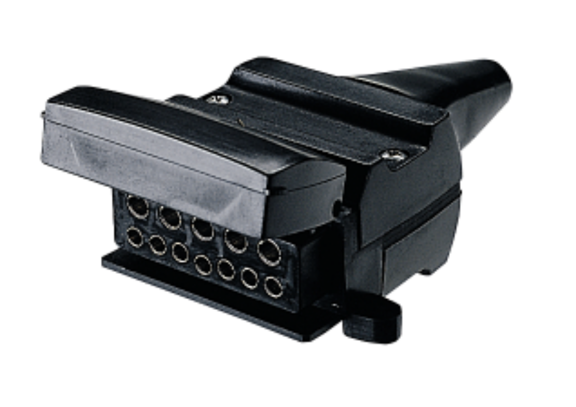 Picture of Narva 12 Pin Flat Trailer Socket (Vehicle Side)