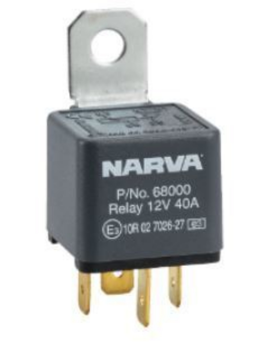 Picture of NARVA RELAY 12V 4 PIN 40A