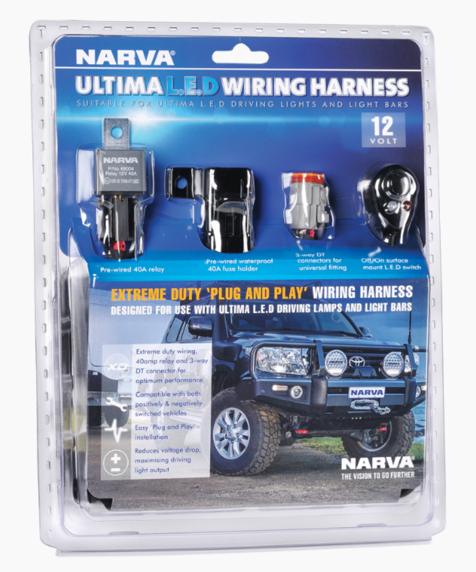 Picture of NARVA 12v Volt Kit Wiring Harness Ultima 215 L.E.D Driving Lights