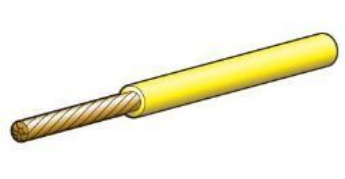 Picture of AUTO CABLE YELLOW 4MM X 4M SINGLE CORE