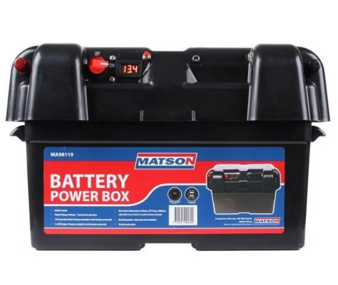 MA98119 MATSON BATTERY POWER BOX 420mm(L)x250mm(W)x270mm(H) The Boss