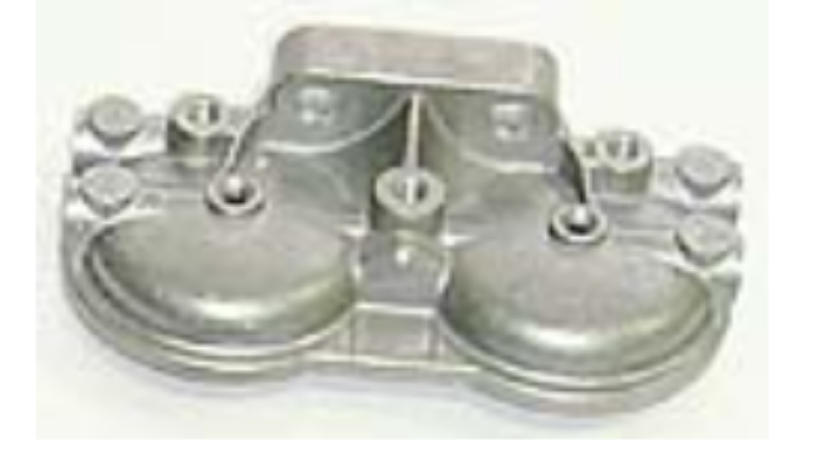 Picture of CAV FUEL FILTER DUAL HEAD ONLY - NO BOLTS, BOWLS OR FILTERS