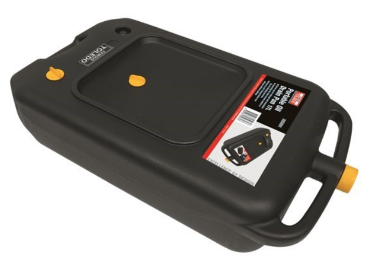 Picture of TOLEDO PORTABLE OIL DRAIN PAN & CAN 17L