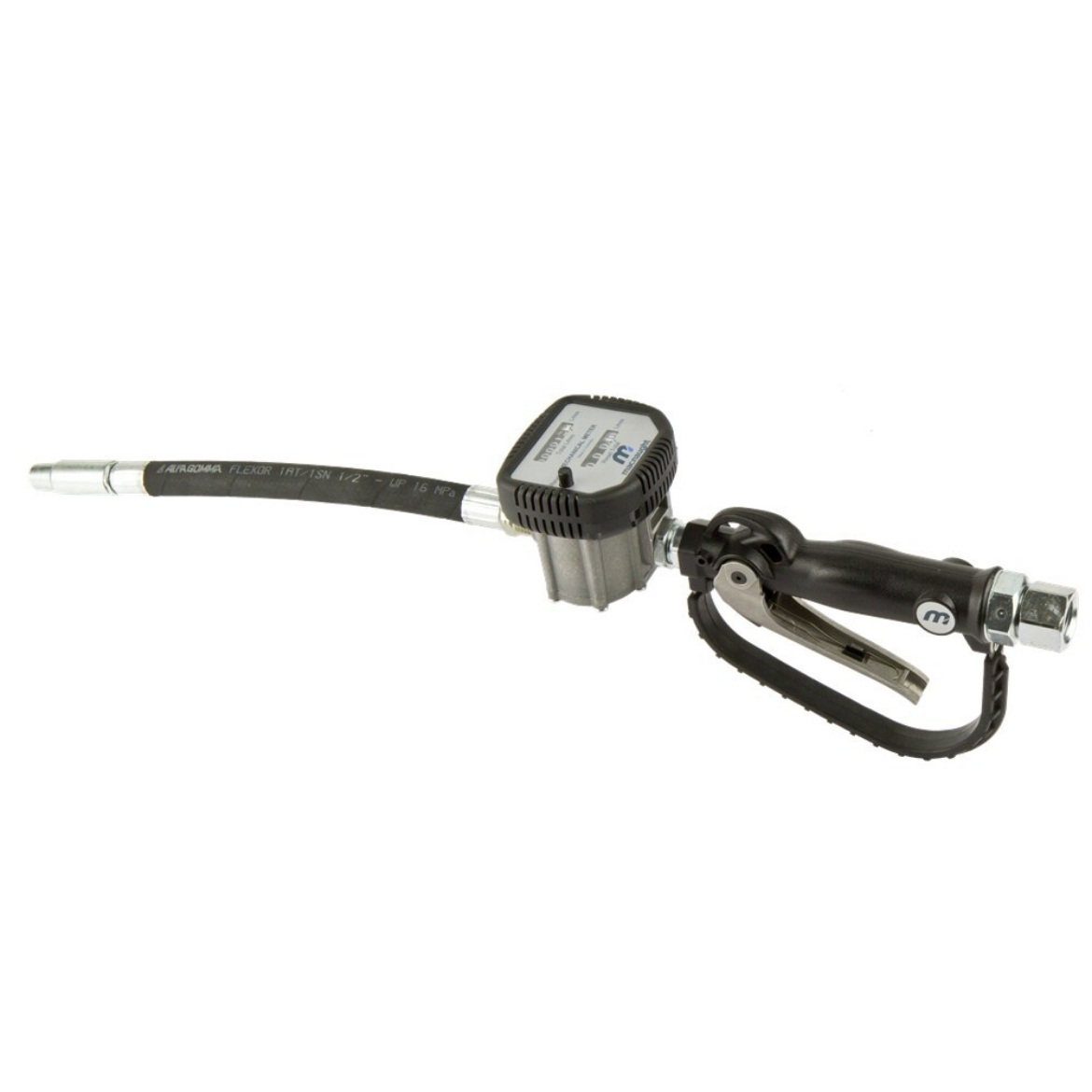 Picture of OIL CONTROL GUN, MECHANICAL FLEXIBLE EXTENSION C/W MECHANICAL METER