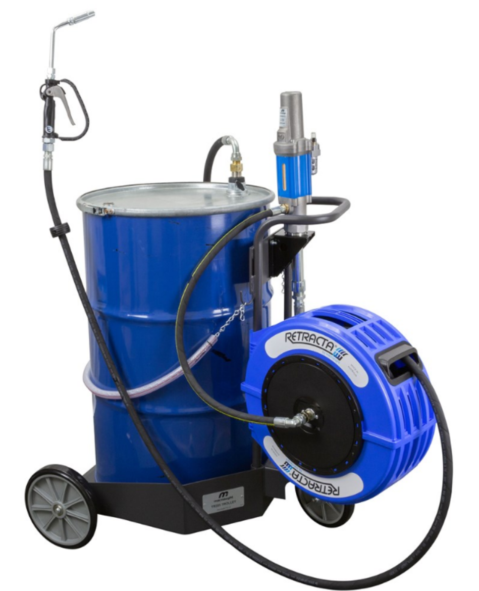 Picture of 205LTR TROLLEY OIL SYSTEM - INCL GUN OIL (DISPENSING SYSTEM 3:1 - R-SERIES PUMP, UNMETERED GUN)