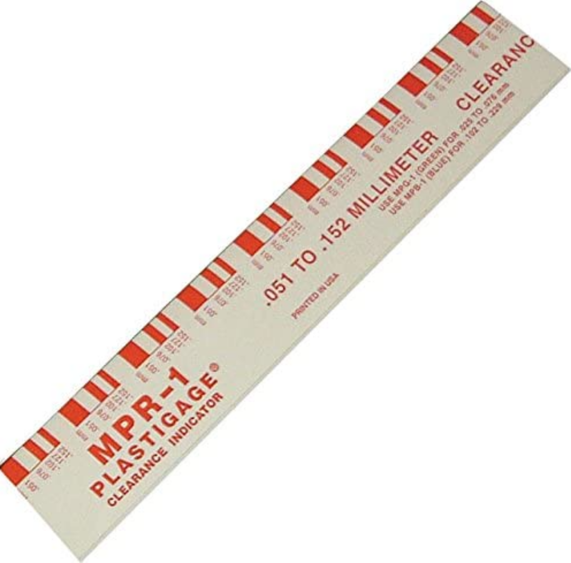 Picture of Flexigauge Plastigauge AR-1 RED Bearing Clearance Check Strips .002"-.006"