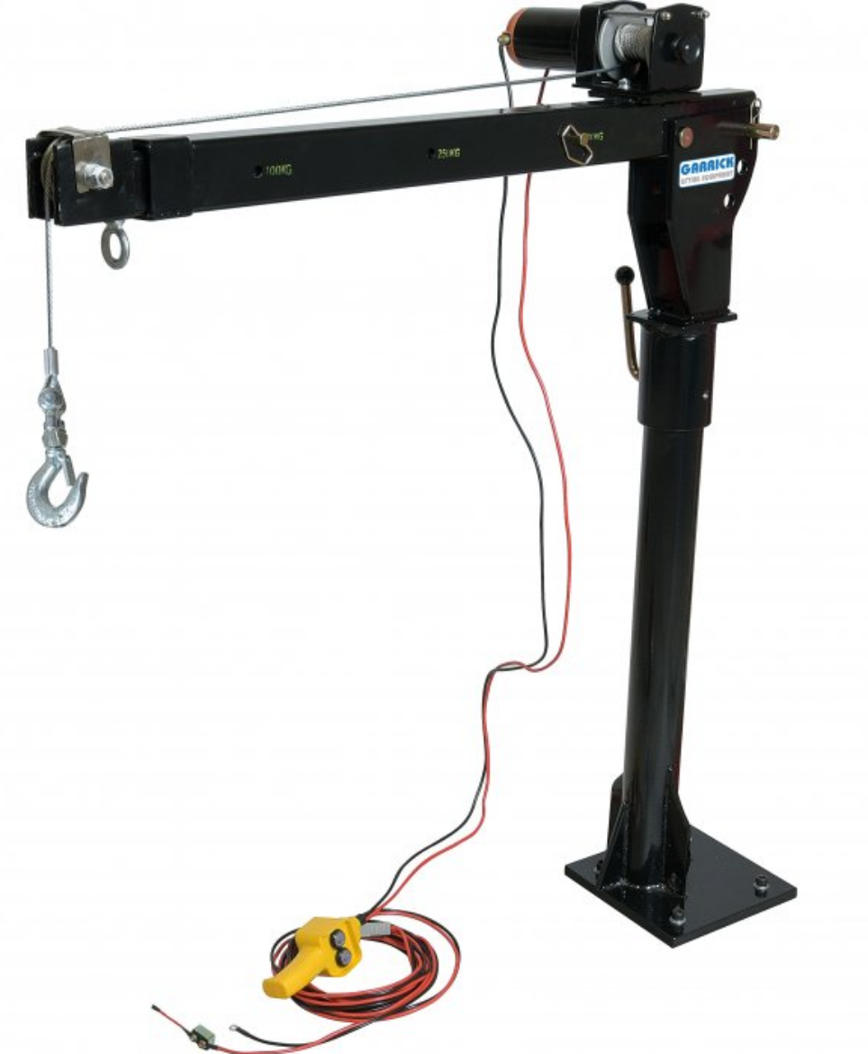 Picture of GARRICK Swivel Ute Crane 12 Volt 500/800kg capacity