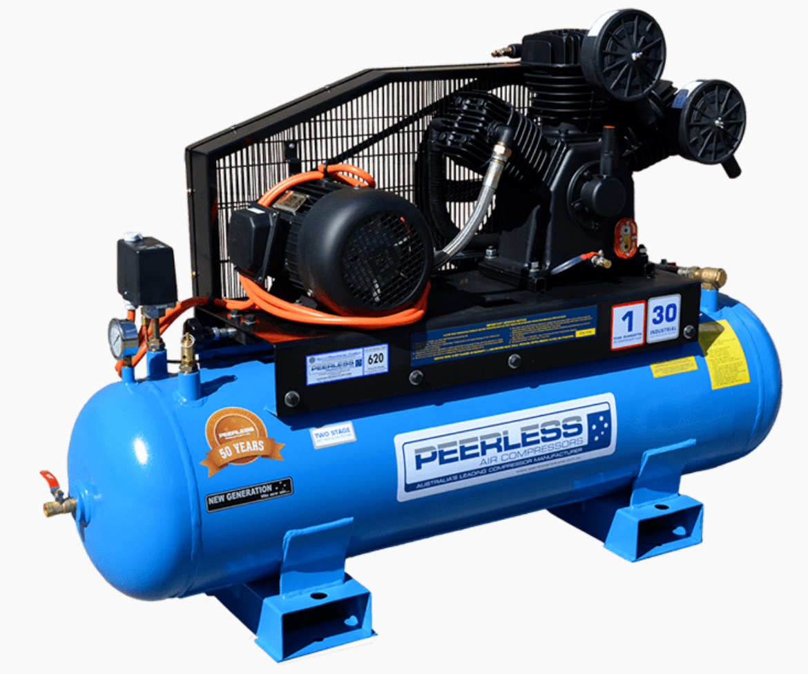 Picture of PEERLESS PHP30 THREE PHASE COMPRESSOR 5.5HP 620LPM @150PSI