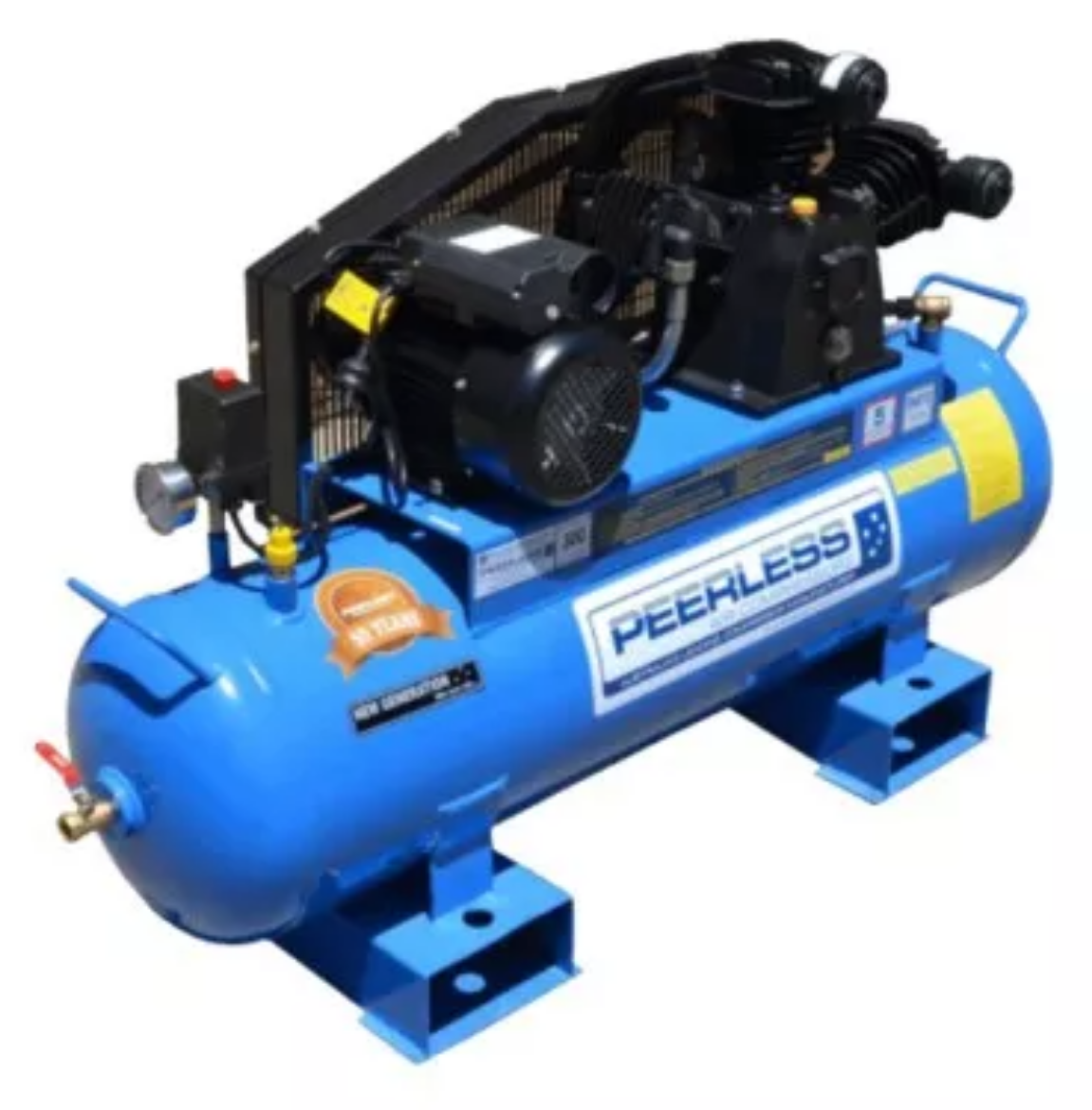 Picture of PEERLESS PHP15 FATBOY 3 PHASE AIR COMPRESSOR, BELT DRIVE, 4HP, 300LPM @ 100 PSI - FOR HIGH PRESSURE