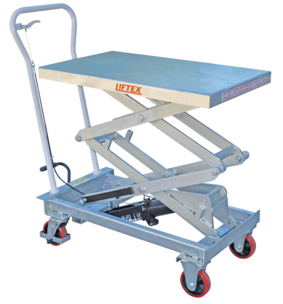 Picture of Scissor Lift Trolley 150Kg, - Hot Dip Gal Finish