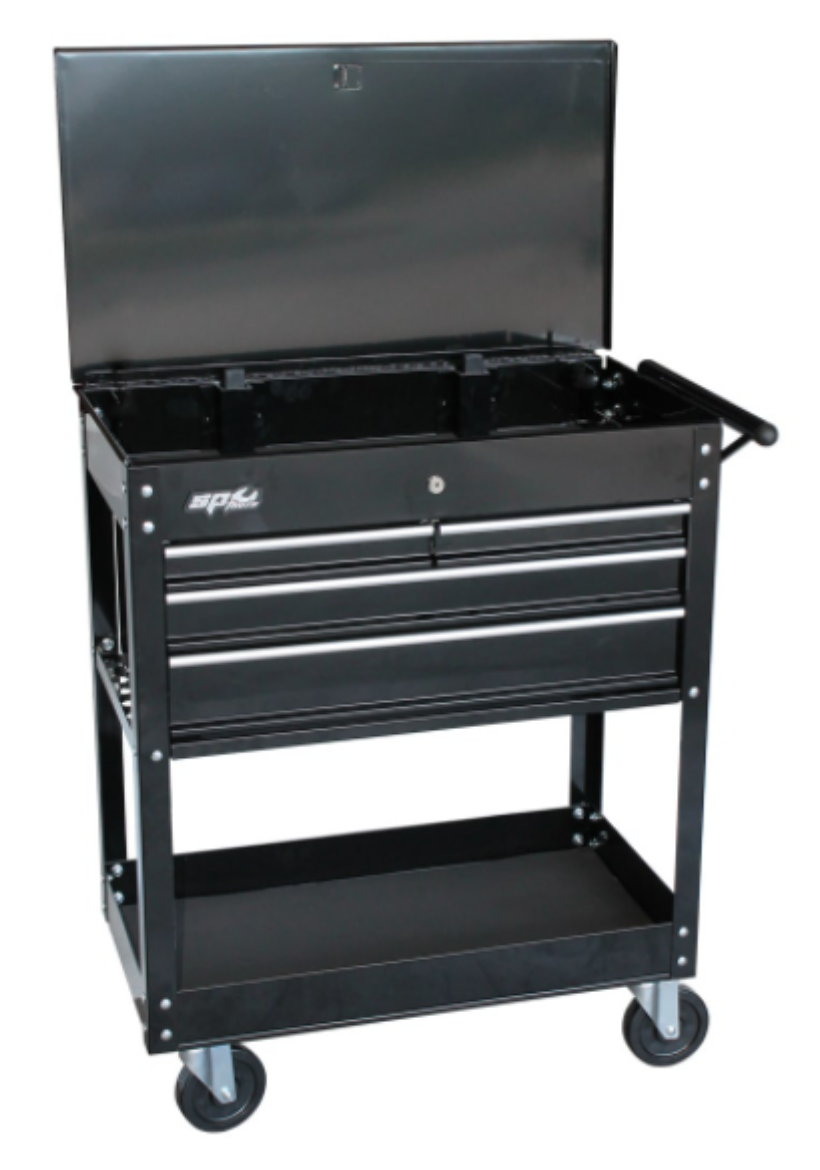 Picture of DIAGNOSTIC TROLLEY - BLACK - 4 DRAWER