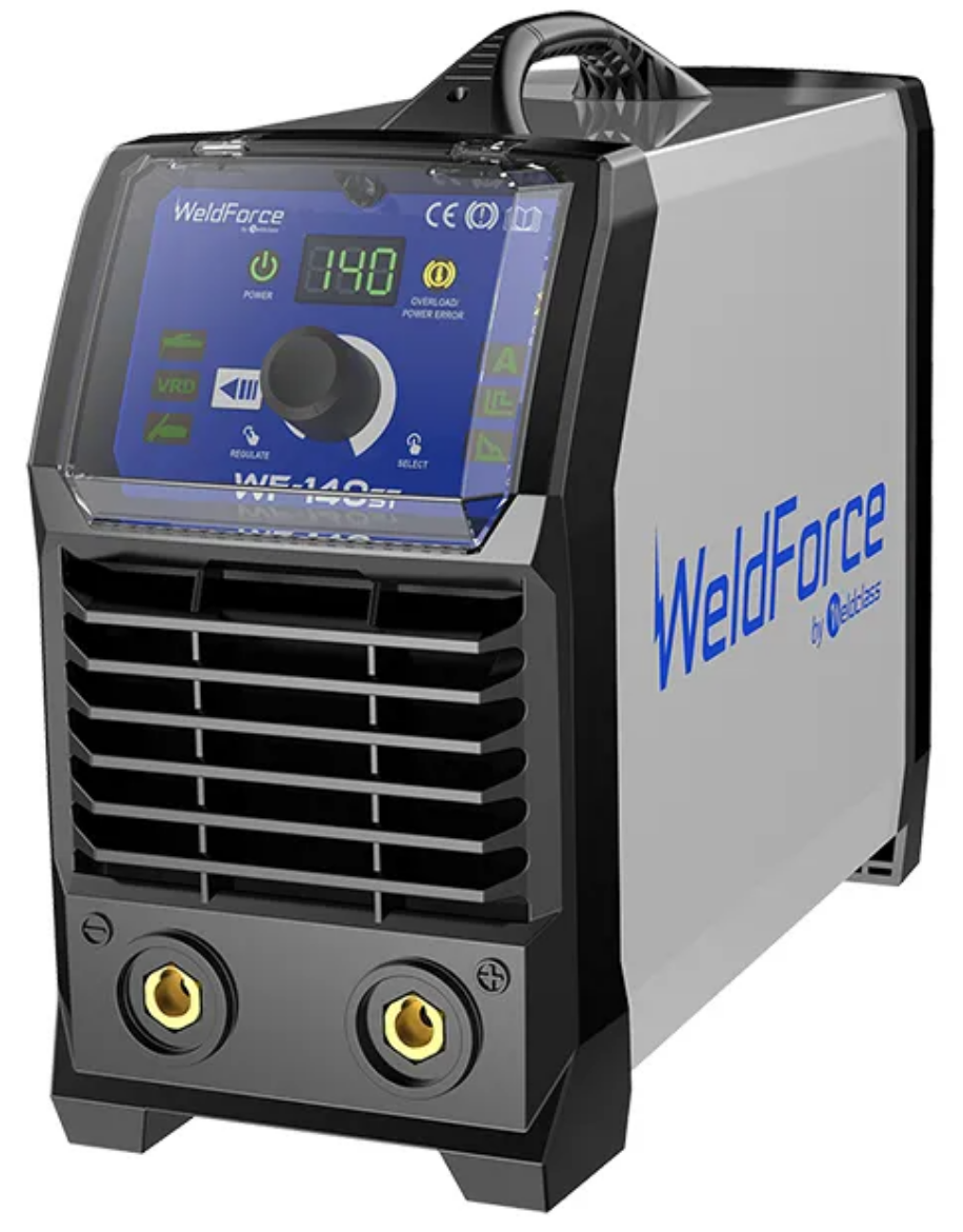 Picture of WeldForce WF-140ST Stick/Tig Welder incl. 4m Earth & Stick Leads, Input Lead & 10A Plug, Carry bag - VRD Optional