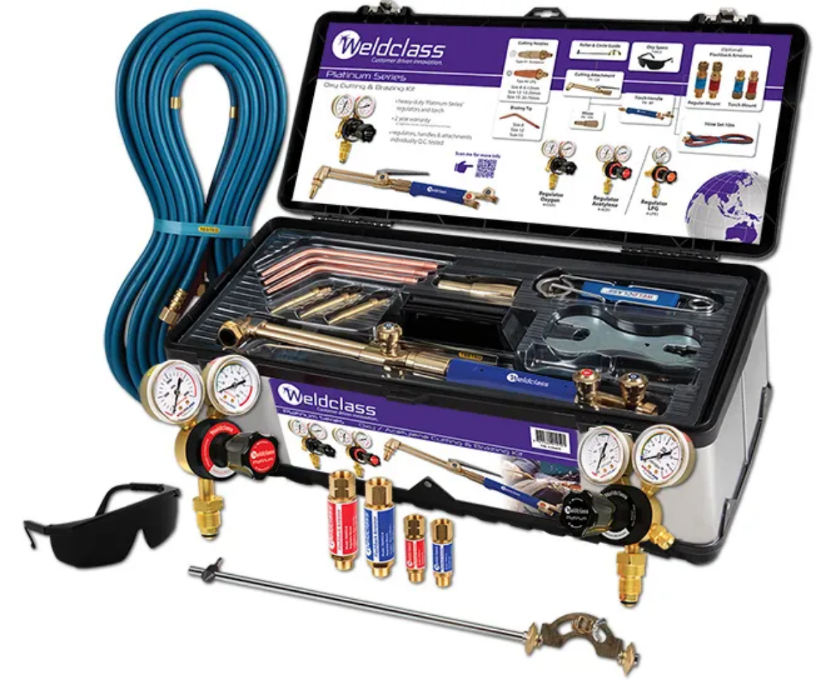4OXACK KIT PLATINUM OXY/ACETYLENE CUTTING & BRAZING WELDCLASS The Boss Shop Queensland Australia