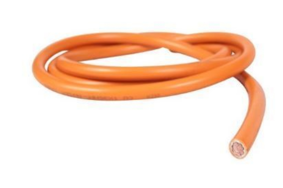 ACDC #2 AWG Highly Flexible Welding Whip Cable – 50ft, Orange, 600V, USA Made EPDM