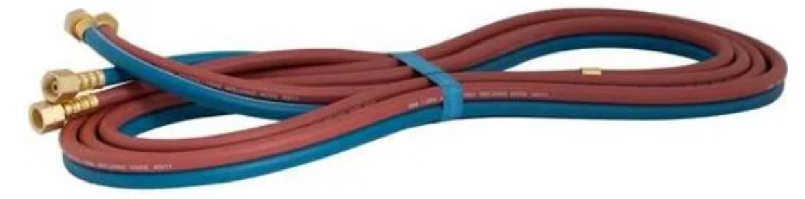 Picture of OXY/ACETYLENE HOSES 15M (5mm ID Blue/Red) w/- Fittings