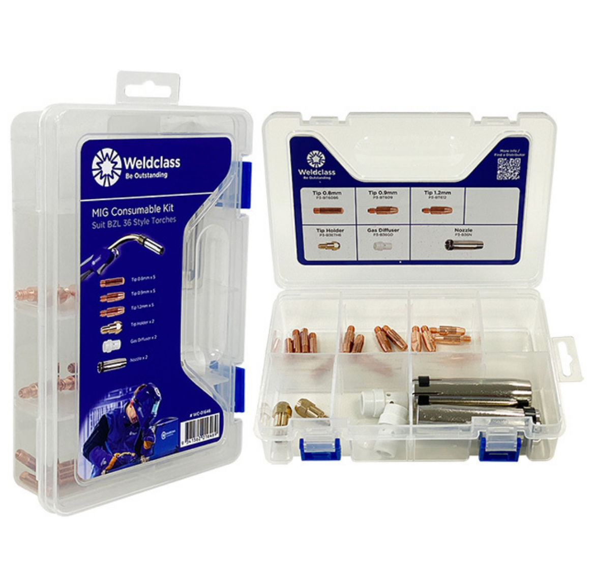 Picture of MIG PARTS KIT WITH STORAGE BOX BZL #36 WELDCLASS