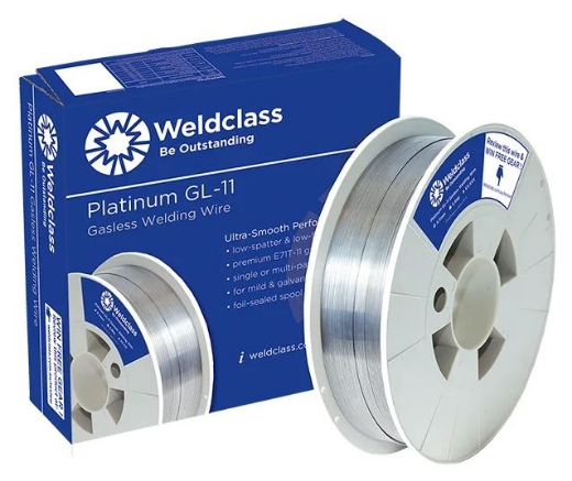 Picture of MIG WIRE - GASLESS - PLATINUM GL-11 - 1.2MM - 4.5KG - SUITBALE FOR MILD & GALV STEELS - WELDCLASS