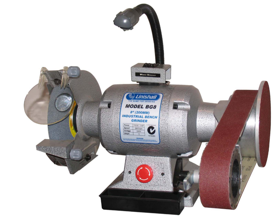 Picture of LINISHALL HD 8in Grinder with 915/50 Belt & Disc Attachment