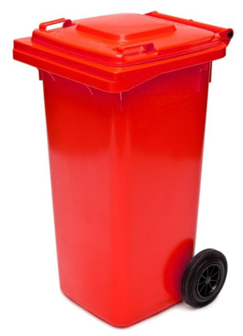 Picture of WHEELIE BIN 240 LITRE EMPTY RED