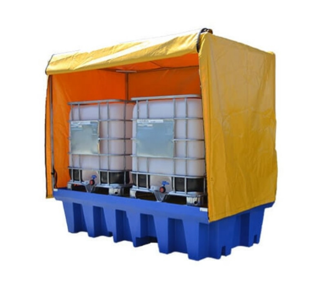 Picture of PVC Cover & Galv Frame to suit 2 x 1000L Bund (MXP6002 Bund not Included)