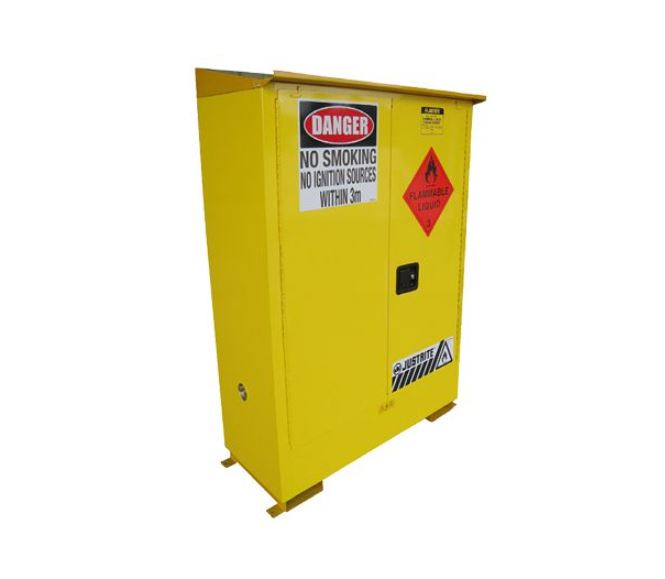876074 Justrite Outdoor Flammable Liquid Storage 250L The