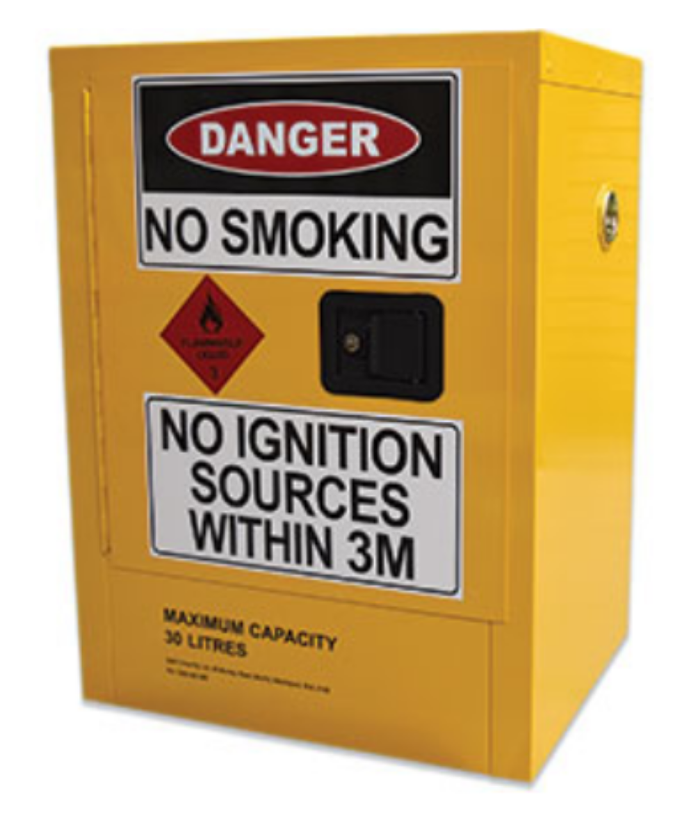 Picture of SPILL CREW SAFETY CABINET, INDOOR, 30 LITRE, CLASS 3,FLAMMABLE LIQUIDS