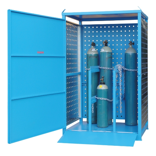Picture of Single Sided Gas Cylinder Storage Cage 12 Cylinder AG6SS