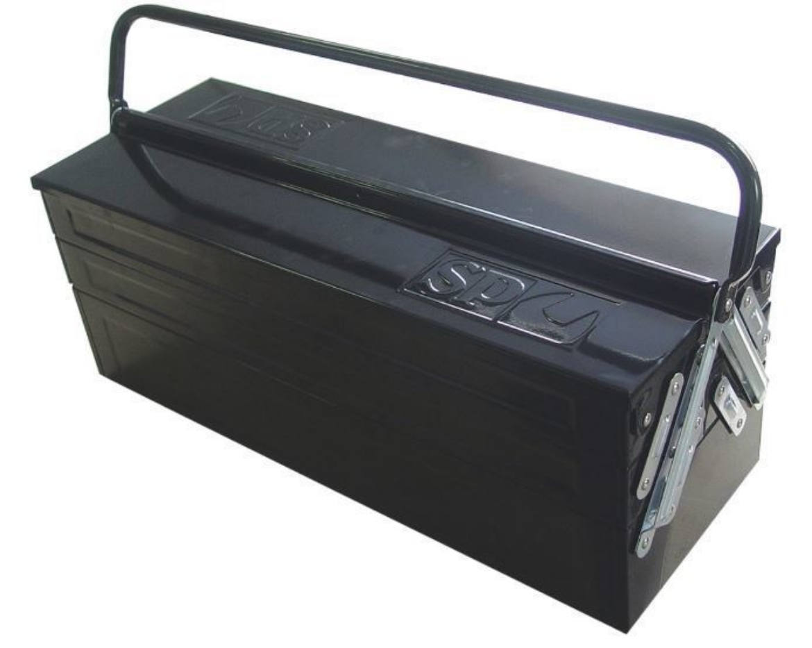 Picture of TOOL BOX BLACK CUSTOM CANTILEVER 5 TRAY