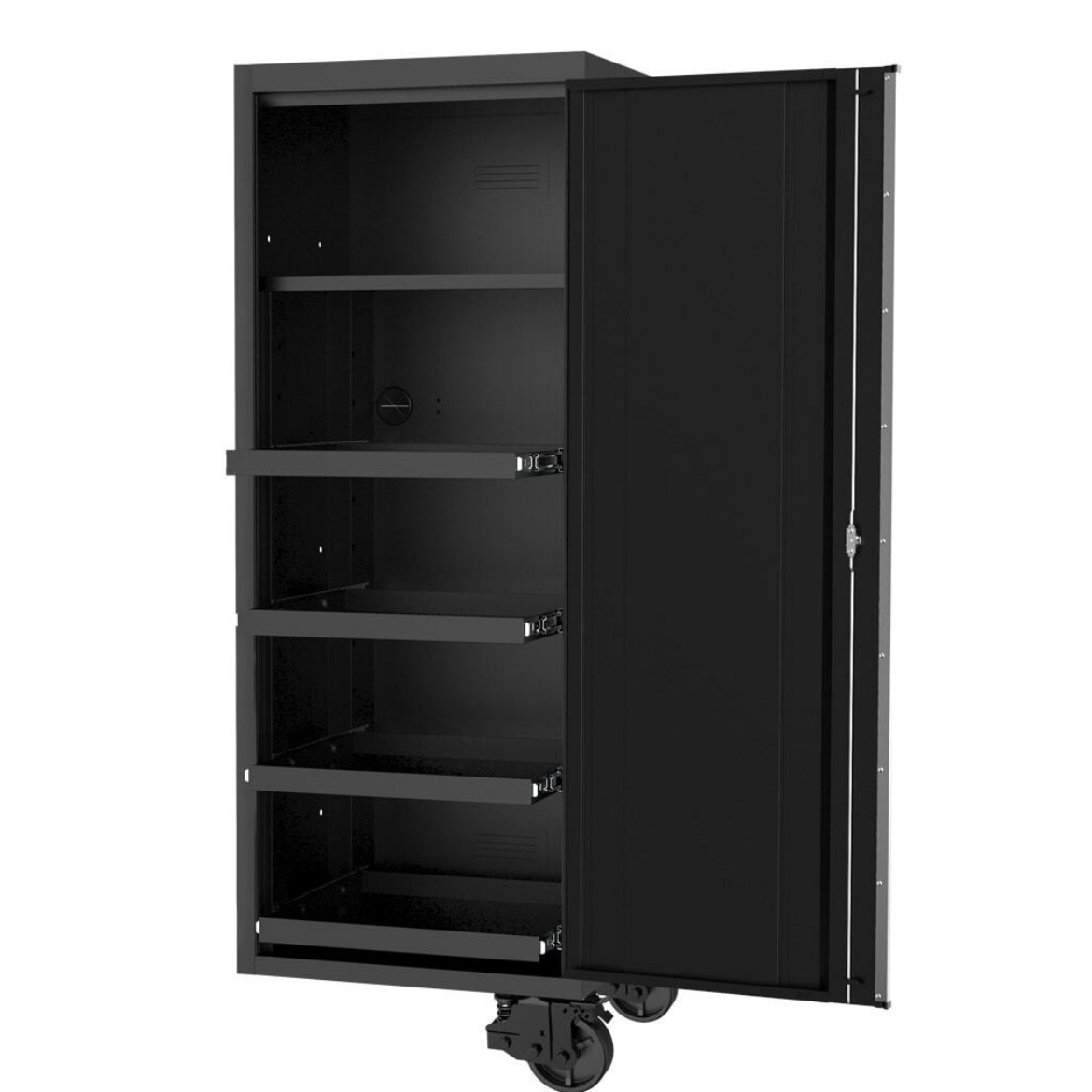 Picture of LOCKER SIDE USA5972 4 SHELF BLACK/CHROME