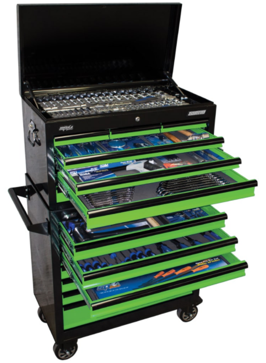 Picture of TOOL KIT 417PC METRIC/SAE - BLACK/GREEN 14 DR SUMO