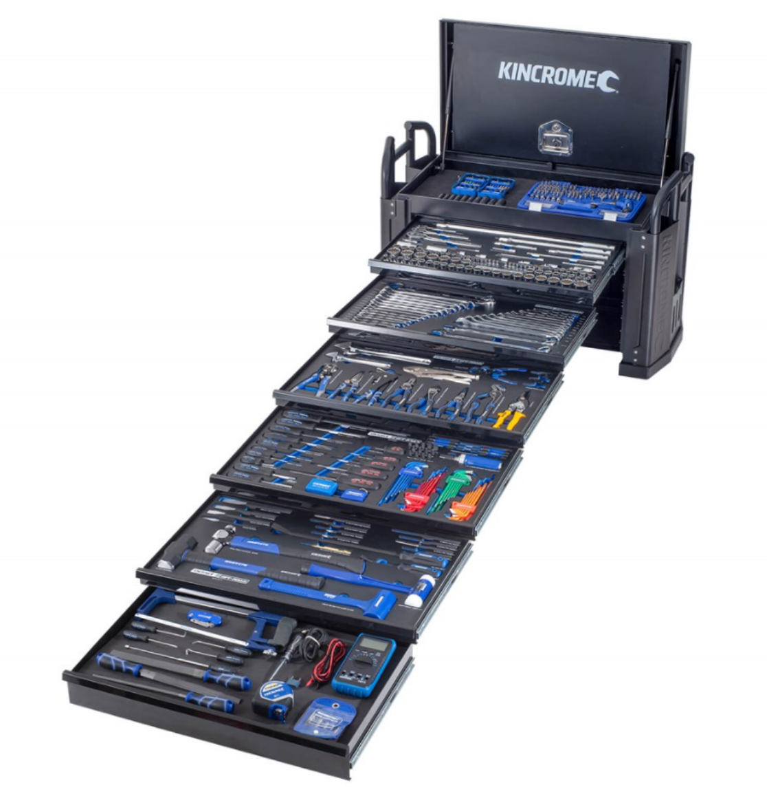 Picture of KINCROME OFF-ROAD FIELD SERVICE KIT 452 PCE 6 DRAWER 39" BLACK