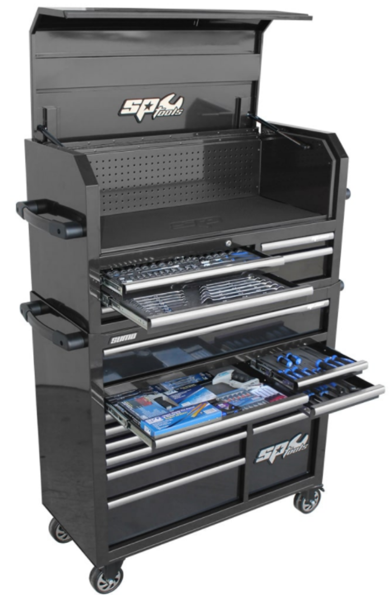 Picture of TOOLKIT 299PC METRIC/SAE - BLACK/CHROME 18 DR SUMO