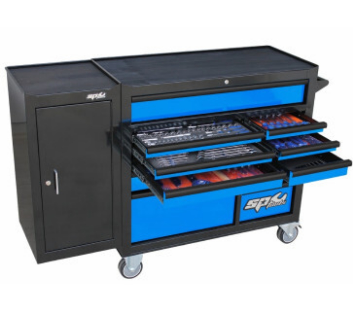 Picture of TOOLKIT 236PC METRIC/SAE IN BLACK/BLUE CUST ROLL CAB