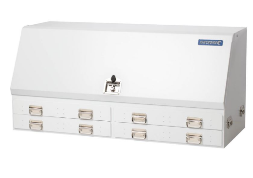 Picture of KINCROME UPRIGHT TRUCK BOX - 4 DRAWER EXTRA LARGE - WHITE (1500 x 605 x 705MM)
