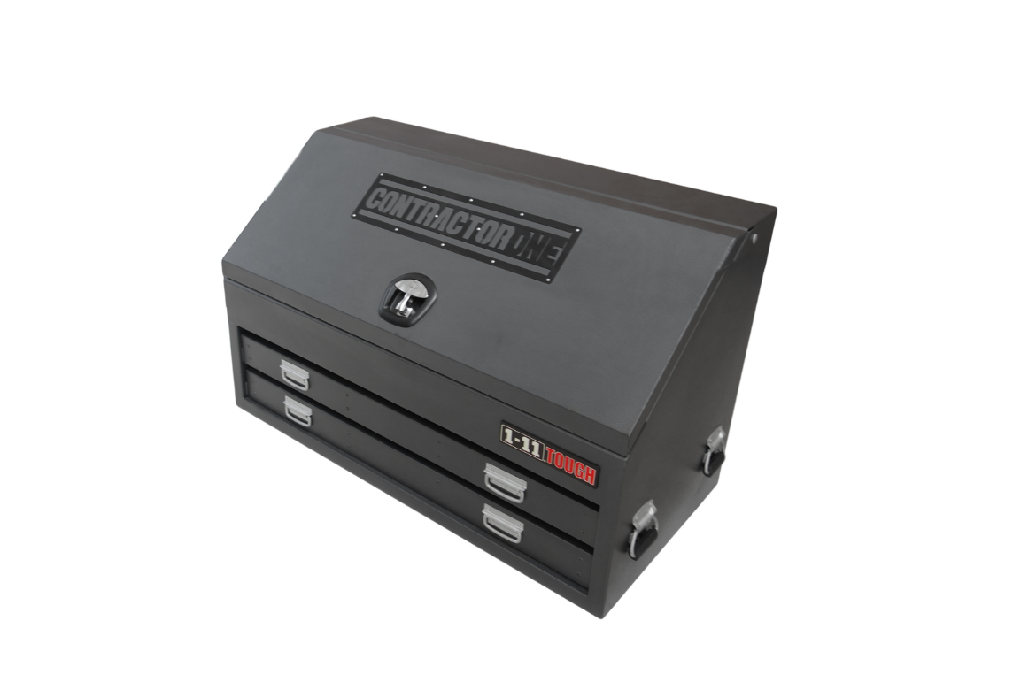 Picture of CONTRACTORONE STEEL TRUCK BOX - CHARCOAL (1210 x 600 x 750MM)