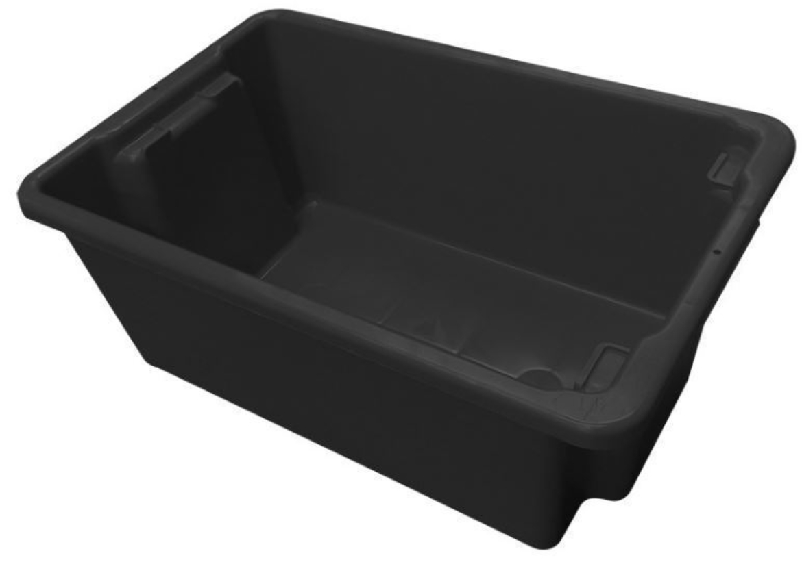 Picture of Stack & Nest Tub (BLK) 52 ltr capacity (SNR001BLK)