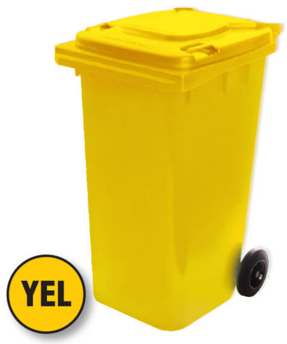 Picture of WHEELIE BIN YELLOW 120L (WGR014)