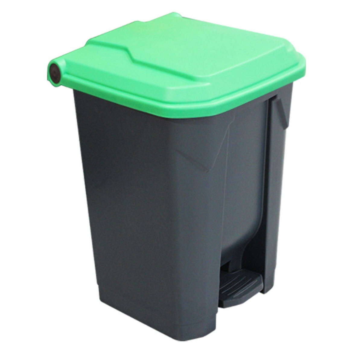Picture of 50L PLASTIC PEDAL BIN & GREEN LID