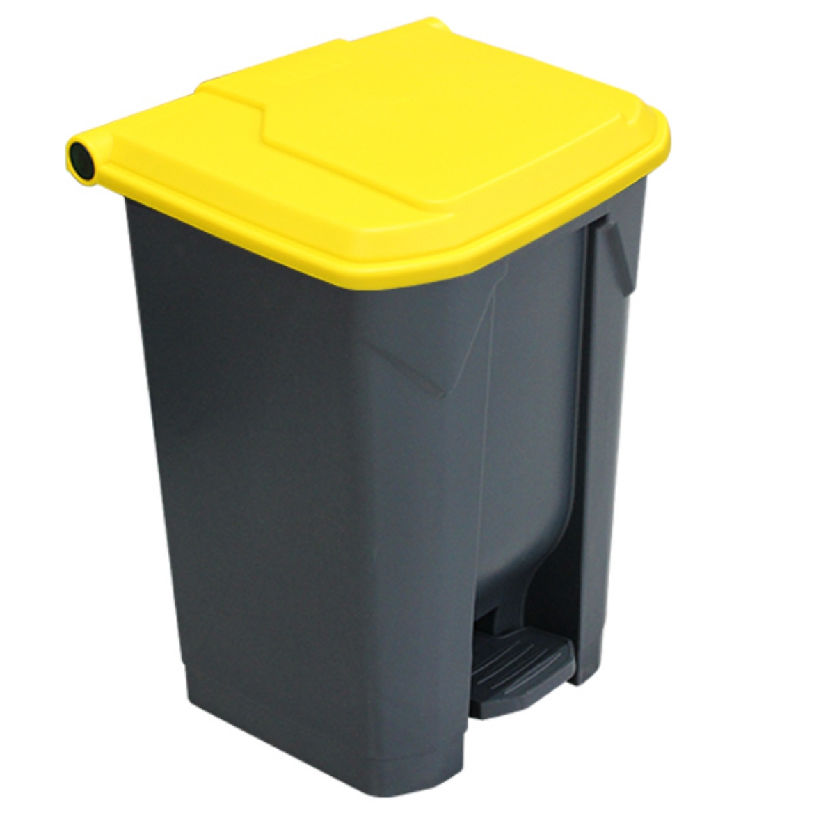 Picture of 50L PLASTIC PEDAL BIN & YELLOW LID